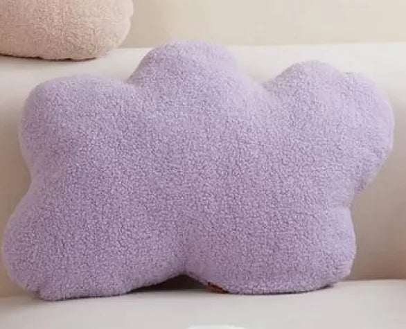 Geometric Shape Loop Velvet Soft & Comfortable Bedside Pillow/Living Room Sofa Cushion