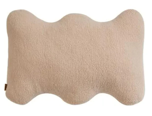 Geometric Shape Loop Velvet Soft & Comfortable Bedside Pillow/Living Room Sofa Cushion