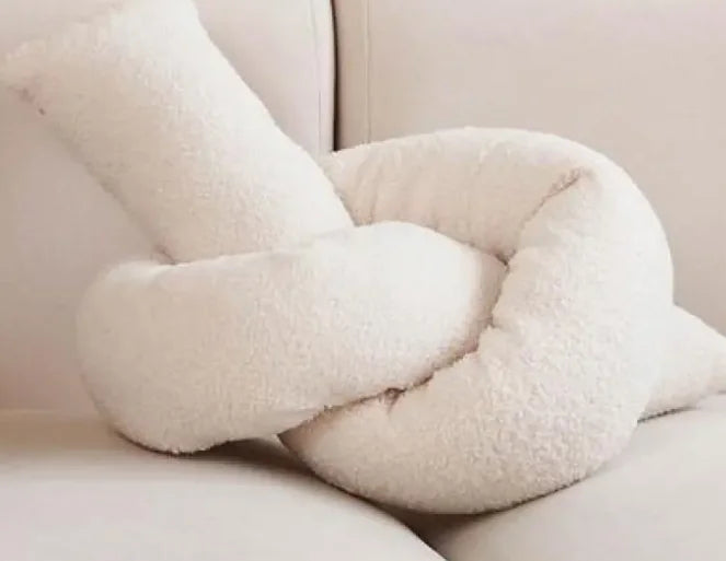 Geometric Shape Loop Velvet Soft & Comfortable Bedside Pillow/Living Room Sofa Cushion